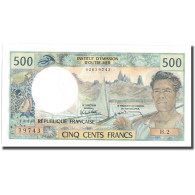 Billet, Nouvelle-Calédonie, 500 Francs, Undated (1969-92), KM:60e, NEUF - Nouméa (Neukaledonien 1873-1985)