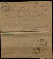 ROMANIA 1899 LETTER SENT IN 3/3/1899 FROM VIISORA TO BALS VF!! - Briefe U. Dokumente