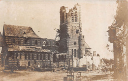 Carte Photo Militaire Allemand PASSCHENDAELE-ZONNEBEKE-Ypres-Belgique-Belgie-Kirche-Eglise-Guerre 14/18-Flandern - Zonnebeke