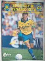 Football Program UEFA Champions League 1997-98 Brøndby IF Denmark - Dynamo Kyev Ukraine - Libros