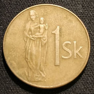 SLOVAQUIE - SLOVAKIA - 1 KORUNA 1993 - KM 12 - Slovakia