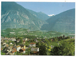 CP VUE DE SIERRE VERS LE VAL D'ANNIVIERS, VALAIS, SUISSE - Sierre