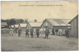 CPA TRES ANIMEE VAYRES, GROSSE ANIMATION, CANTONNEMENTS DU 23e COLONIAL, CAMP MILITAIRE, ESSONNE 91 - Other & Unclassified