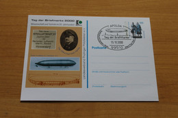 Deutschland; Zeppelin; Tag Der Briefmarke 2000 Apolda - Privatpostkarten - Gebraucht