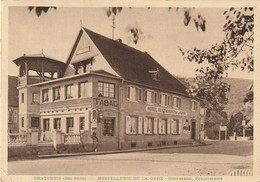 67 - Chatenois - Hostellerie De La Gare , Pompe Essence - Chatenois