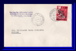 1964 San Marino Saint Marin Brief Letter Posted To Italy Enveloppe - Storia Postale