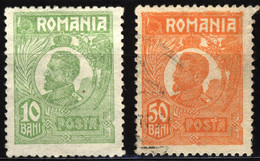 Romania 1920 Mi 266, 270 Ferdinand I  NG - Other & Unclassified