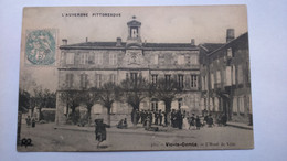 Carte Postale ( GG4 ) Ancienne De Vic Le Comte , L Hotel De Ville - Vic Le Comte