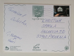 2005..FINLAND ...VINTAGE POSTCARD WITH STAMP..Architecture- Self-Adhesive Stamp - Covers & Documents