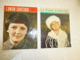 La Femme Soviétique Et L'Union Soviétique, N°4 1982, Lot De 2 Revues ; REV04 - Allgemeine Literatur