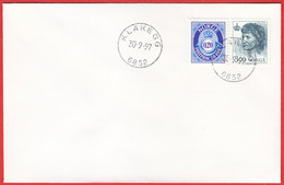 NORWAY - 6852 KLAKEGG (Sogn & Fj. County)  = Vestland From Jan.1 2020 - Last Day/postoffice Closed On 1997.09.30 - Local Post Stamps