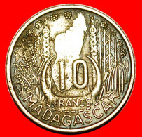 • FRANCE: MADAGASCAR ★ 10 FRANCS 1953 SHIPS! LOW START ★ NO RESERVE! - Madagascar