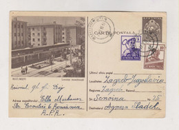 ROMANIA 1955 BUCURESTI Postal Stationery  To Yugoslavia - Covers & Documents