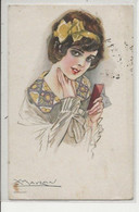 CPA Mauzan Illustrateur Italien Italie écrite Femme Girl Women N° 43-3 - Mauzan, L.A.