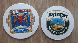 Celebrator Beer Ayinger Brewery  Beer Coaster Beer Mats Germany - Cannettes