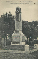 / CPA FRANCE 38 "Renage" / MONUMENT AUX MORTS - Renage