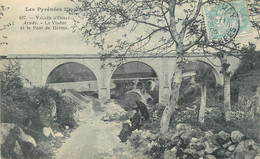 / CPA FRANCE 64 "Arudy, Le Viaduc Et Le Pont De Germe" - Arudy