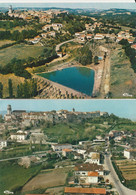 2 CPSM 46    TOURNON D'AGENAIS VUE GENERALE AERIENNE - Tournon D'Agenais