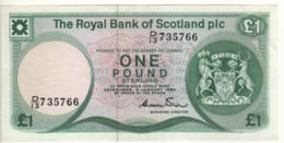 SCOTLAND  1 Pound  The Royal Bank Of Scotland  P341b   Dated 3 January, 1985   Edinburgh Castle - 1 Pound