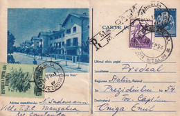 A7938- ROMANIAN PEOPLE'S REPUBLIC, REGISTRED LETTER, MANGALIA 1956 STAMPED STATIONERY - Postal Stationery