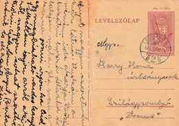 A7940- NAGYVARAD/ORADEA ROMANIA CENSORED LETTER, 1943 WW2 MAGYAR POSTA STAMPS, POSTAL STATIONERY - Postal Stationery