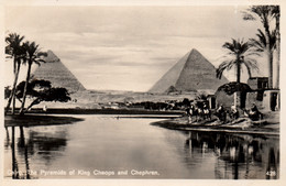 Egypte, Egypt: Cairo,  The Pyramids Of King Cheops And Chephren - Edition Lehnert & Landrock - Carte N° 428 Non Circulée - Pyramides