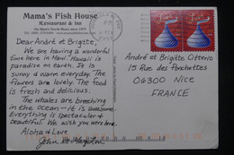 ETATS UNIS - Affranchissement De Honolulu Sur Carte Postale En 2007 Pour La France - L 99288 - Cartas & Documentos