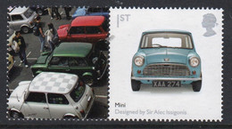 Great Britain 2009 Single 1st Smiler Sheet Commemorative Stamp With Labels From The Design Set In Unmounted Mint. - Timbres Personnalisés