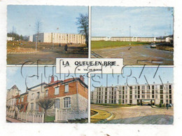 La Queue-en-Brie (94) : 4 Vues Dont Le Groupe Pasteur Nouveaux Immeubles En Fin D Construction En 1972 (animé) GF. - La Queue En Brie