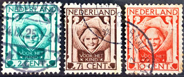 NETHERLANDS 1924 - Canceled - Sc# B6-B8 - Oblitérés