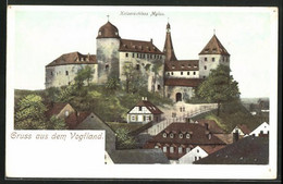 AK Mylau, Kaiserschloss Aus Der Vogelschau - Mylau