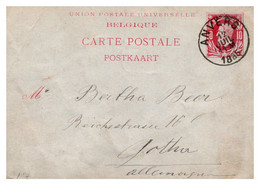 Belgique - Entiers Postaux - Cartes Postales 1871-1909