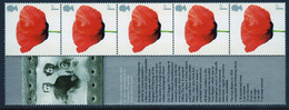 Great Britain 2008 Five 1st Smiler Sheet Commemorative Stamps With Label From The Lest We Forget Set In Unmounted Mint. - Timbres Personnalisés