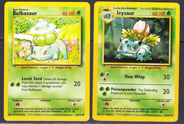 Bulbasaur/Ivysaur 1999 Base Set, LP, 30/102,44/102 - Sonstige & Ohne Zuordnung