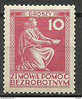 POLEN Poland Ca 1925 Charity Wohlfahrt MNH - Viñetas