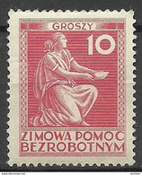 POLEN Poland Ca 1925 Charity Wohlfahrt MNH (small Gum Fault) - Labels