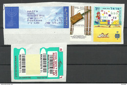 ISRAEL 2018 Stamps With Registration + AR Label Haifa - Used Stamps (with Tabs)