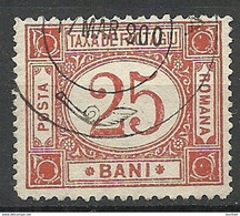 ROMANIA ROMANA 1895 Paketmarke Michel 1 O - Colis Postaux