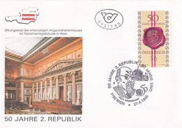 A8190 - THE 2ND REPUBLIC PARLIAMENT, ERSTTAG 1995  REPUBLIC OESTERREICH USED STAMP ON COVER AUSTRIA - Brieven En Documenten