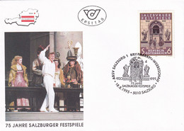 A8207- 75TH ANNIVERSARY OF THE SALZBURG FESTIVAL, 1995 REPUBLIC OESTERREICH USED STAMP ON COVER AUSTRIA - Brieven En Documenten