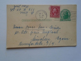 AD048.4  Uprated  Postal Stationery  USA   1938 Cancel Tarrytown  N.Y. - 1921-40