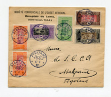 !!! TOGO, LETTRE D'ATAKPAME DE 1917 - Lettres & Documents