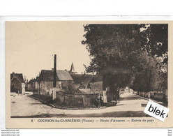 89 . Yonne . Courson Les Carrieres : Route D ' Auxerre : Entrée Du Pays . - Courson-les-Carrières