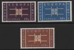Cyprus (02) 1963 Europa Set. Mint. Hinged. - Other & Unclassified