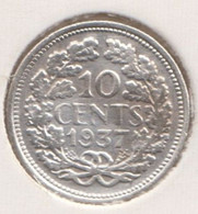 @Y@    Nederland  10   Cent   Wilhelmina 1937      (5264) - 10 Cent