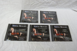5 CDs "Yehudi Menuhin" Grosse Violinkonzerte - Gospel En Religie