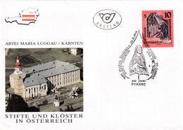 A8417- ERSTTAG, THE MONASTERY OF THE SERVITEN AT MARIA LUGGAU,REPUBLIK OESTERREICH AUSTRIA 1994 WIEN USED STAMP ON COVER - Storia Postale