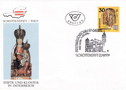 A8426- ERSTTAG, THE SCHOTTENSTIFT OF VIENNA ,REPUBLIK OESTERREICH 1994 WIEN USED STAMP ON COVER - Brieven En Documenten