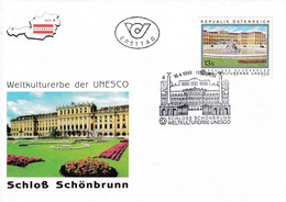 A8446- SCHONBRUNN PALACE UNESCO, REPUBLIK OESTERREICH 1999 WIEN USED STAMP ON COVER - Storia Postale