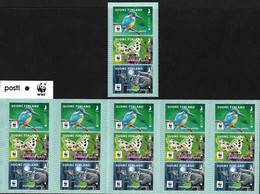 FINLANDIA /FINLAND /FINNLAND /FINLANDIE  -EUROPA 2021 -ENDANGERED NATIONAL WILDLIFE"-  SET + BOOKLET Of  5 SETS - 2021